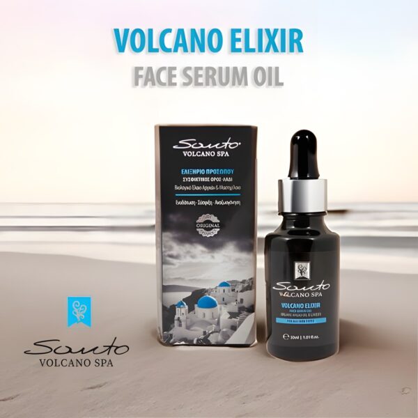 Серум-олио за лице с мастика и арган Santo Volcano Spa Volcano Elixir 30 ml