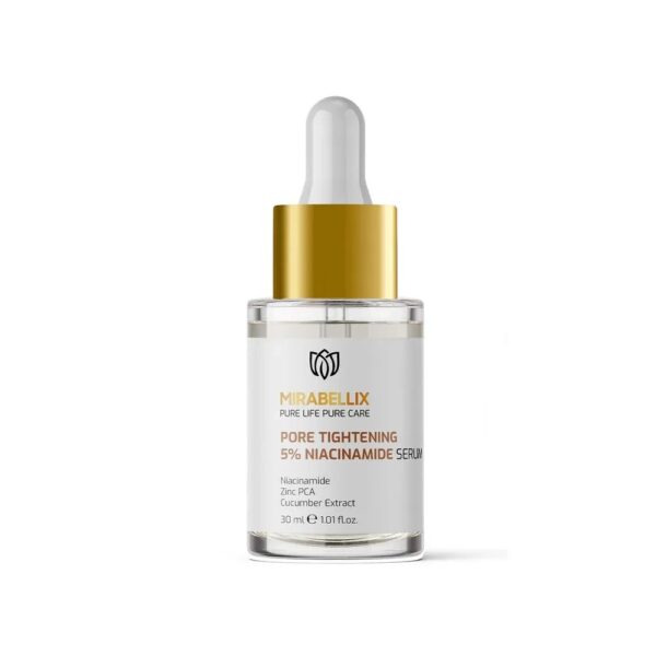 Серум с 5% ниацинамид за видими пори Mirabellix, 30 ml