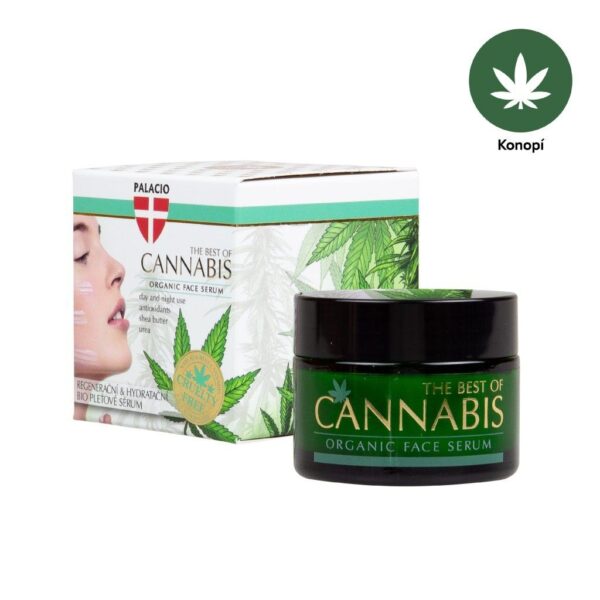 Серум за лице с конопено масло PALACIO Cannabis Regenerating & Hydrating BIO Face Serum, 50 ml