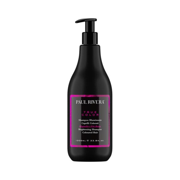 Шампоан за блясък на боядисана коса Paul Rivera True Color Brightening Shampoo 1000 ml