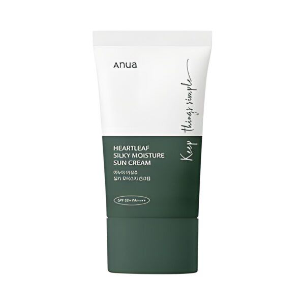 Слънцезащитен крем Anua Heartleaf Silky Moisture Sunscreen SPF50+ 50 ml