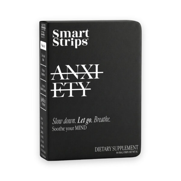 Хранителна добавка Smart Strips Anxiety – лентички за спокойствие и баланс, 30 бр.