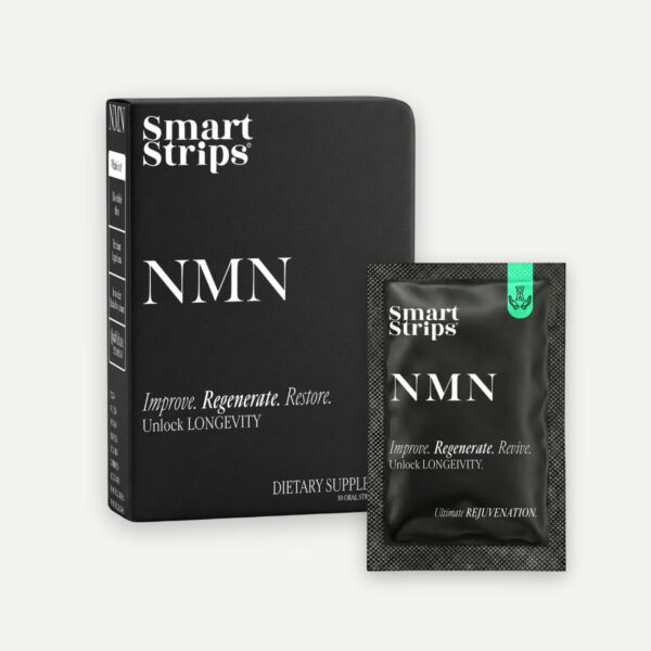 Хранителна добавка Smart Strips NMN – лентички за клетъчна енергия и дълголетие, 30 бр.