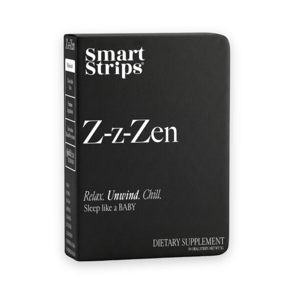 Хранителна добавка Smart Strips Z-z-ZEN – лентички за спокоен сън, 30 бр.