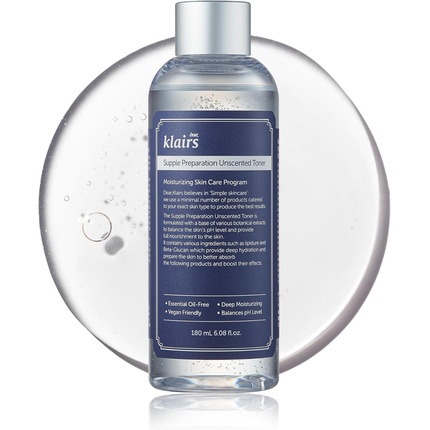 Тонер Klairs Supple Preparation Unscented Toner 180 ml
