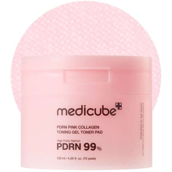 Тонер падове Medicube PDRN Pink Collagen Gel Toner Pad, 70 бр.