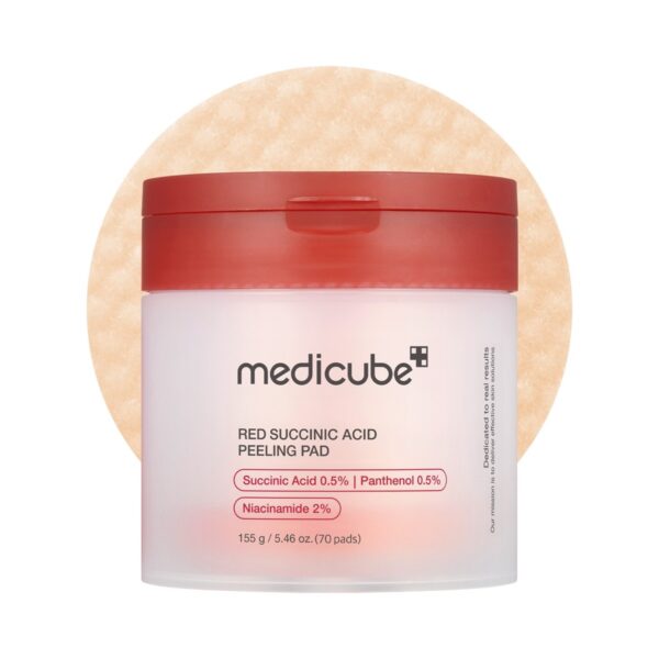 Тонер падове Medicube Red Succinic Acid Pads, 70 бр.