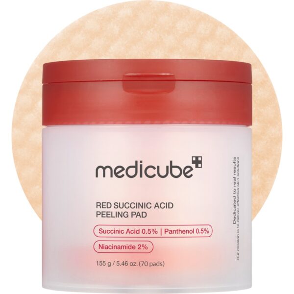 Тонер падове Medicube Red Succinic Acid Pads, 70 бр.