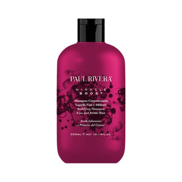 Уплътняващ шампоан с хиалурон Paul Rivera Miracle Boost Shampoo 300 ml