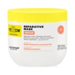 Възстановяваща маска с бадемов протеин и какао Alfaparf Yellow Repair Mask 500 ml